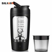 500ML Electric Protein Powder Mixing Cup Automatic Shaker Bottle Mixer Shake Bottle Milk Coffee Blender Kettle fro Gym outdoor balta