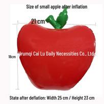 Inflatable Apple Balloon & Pencil Props for School Decorations and Sports Events red