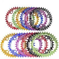 Bicycle BMX Bike Sprockets Chainrings 32T 34T 36T 38T Oval CNC Aluminum Compatible with 8/9/10/11 speed chains 36T Black Oval black