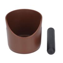 Shock Absorbent Coffee Knock Box Non-Slip Base Grind Disposal Bin Portable Dump Bin  Coffee Shop black