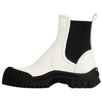 LOUIS VUITTON Ruby Short Chelsea Boots Women's Beige 1AGWHE 37 white