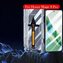 2 vnt. Grūdintas stiklas Honor Magic 8 Pro Be dulkių montavimo plėvelė Ekrano apsauga HONOR MAGIC 8 PRO ForHonorMagic8Pro&2PC