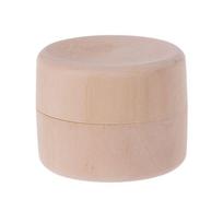 Round Storage Natural Vintage Ring Wedding Case Jewelry Storage Box Decorative 1 beige
