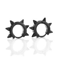 Women Rivet Spike Gothic Stainless Steel Geometric Stud Earring Accessories Hoop Earrings Jewelry juoda