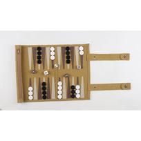 Chess Backgammon Board Folding Backgammon Game Sets Strategy Board Game Playing Pieces Dice Cups For Family gray