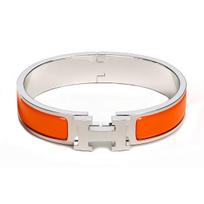 HERMES Apyrankė Siaura Clic Clac H Emalė Pm Sidabro atspalvis H700001FP8AGM PM white