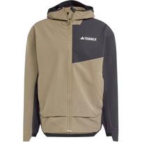 Adidas Terrex Multi Soft Shell Aukštu Kaklu Sportinis Logotipo Striukė Vyriška Striukė Alyvuogių IX1488 S black