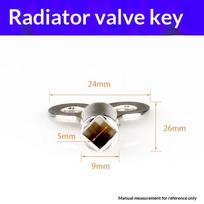 Radiator Valve Keys Zinc Alloy Square 5×5mm Socket Vent Air Valve Key Wrench Plumbing Valve Key For Radiators And Faucet blue