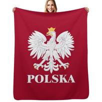 Polska 3 Throw Blanket Warm Napping Blanket for Office Couch Bed Size: 75*100cm, Weight: 230 GSM white