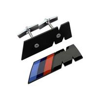 M 3D Automobilio Priekinės Grotelių Emblema BMW M3 M4 M5 G42 G30 G20 E90 E90 E93 E60 F10 F0 Automobilio Ženkliuko Dekoracija Bagažinės Lipdukas Aksesuarai black