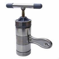 Manual Honeycomb Extractor Portable Handheld Honey Press Effort-Saving Screw gray