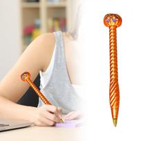 Halloween 3D Printed Rotating Decompression Pen 4PC (Without Pen Lead) One Size oranžinė