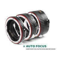 Metalinis TTL automatinio fokusavimo makro prailginimo vamzdelio žiedas, skirtas Canon 600d 500d 80d EOS EF EF-S 60D, skirtas Canon juoda