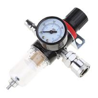 PT1/2  Air Compressor Filter Regulator Manual Drain Brass Filter Durable 1