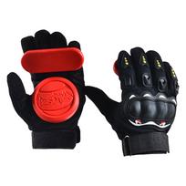 1 Pair Land Skateboard Slider Slide Gloves Longboard Skateboard Sliding Gloves red