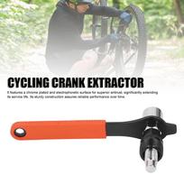 Cycling Crank Extractor Arm Remover Bottom Bracket Remover with 16mm Spanner Wrench Crank Repair Tool Kit 3pc Set gray