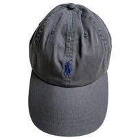 Polo Ralph Lauren Pony Embroidered Logo Cotton Peaked Cap Unisex Couple Style Light Gray 710931785012 pilka spalva