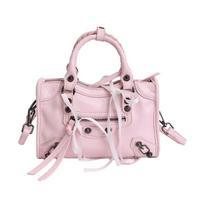 Motorcycle Lady Travel Bag Hobos Bags Cross-body Handbags High Capacity Handbags for Women Shoulder Bags rožinė