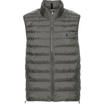Polo Ralph Lauren Stovintis apykaklės Laisvas Užtraukiamas Ilgomis rankovėmis Liemenė Vyriška liemenė Anglies pilka 710949956-001 M gray