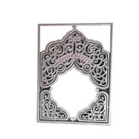 Nėrinių rėmelis Metalo pjovimo formelės PASIDARYK PATS Scrapbooking Popieriaus kortelės Albumas Štampas Trafaretas sidabras