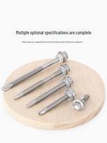 Extra Hard M5.5 410 Stainless Steel Hex Head Self-Drilling/Tapping Screws for Steel Plates Auto priority shipping