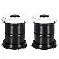 Rudyness Handlebar Bushings for Harley Dyna Fatboy Softail Handlebar Riser Bushings Big Twin 1973-2017 Models gray