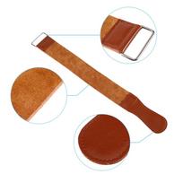 New Cow Leather Manual Strop Straight Barber Shaving Razor Sharpening Strap Tool brown