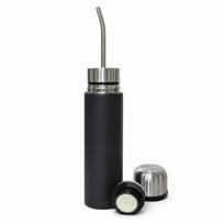 Savaime atsipilanti Yerba Mate buteliukas 2-in-1 vakuuminis puodelis NAUJAS terminis puodelis Unisex 500ML juoda