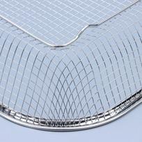 1Pcs Mesh Gardening Sieve Stainless Steel Soil Sieve For Rock Filtering Composting And Sand Durable And Anti-Rust Hand Tools 27X27cm gray