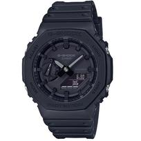 Casio G-Shock GA-2100-1A1 Ana-Digi All Black Wristwatch Mens Carbon Core Guard black