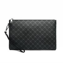 Men's Leather Messenger Bag Slim Business Envelope Clutch Phone Crossbody Bag able Lightweight Hand Carry Bag juoda