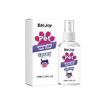 EelJoy Pet Hair Anti-Tangle Care Spray Smooths, Cleans, and Shines Hair, No-Rinse, Neat and Easy to Comb gray