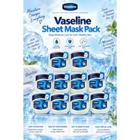 Vaseline Intensive Moisture Sheet Mask Set 10 Sheets blue