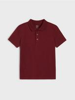 Sinsay - Medvilniniai polo marškinėliai - bordo