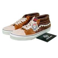 Vans SK8 x The Monsters Labubu Suede Mid Brown Orange VN000BWEDFO Unisex EU 36 ruda