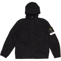 Stone Island Vienos spalvos Užtraukiama Ilgomis Rankovėmis Su Gobtuvu Logotipo Striukė Vyriškos striukės L1S154100077S0A10-V0029 L black