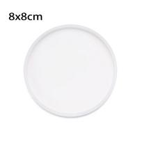 Transparent Fluid Arts Round Petri Dish Silicone Mold Round Coaster Epoxy Resin Art Supplies Make Your Own Coaster Resin Molds white