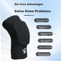 KELME Kids Basketball Knee Pads Running Anti-collision Leg Sleeves Boys Football Knee Guards Equipment