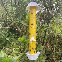 Sticky Fly Catcher Odorless Non-Toxic Strong Long Lasting Adhesive Insect Catcher for Home Kitchen Camping Use A1 yellow