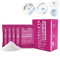 Toilet Cleaner Fizz Clean Toilet Cleaner Foam Toilet Cleaner, Anti-Limescale Foaming Powder Non-Contact Toilet Cleaner Foaming A pink