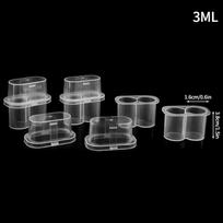 Mini Vial Storage Box 3ML Peptide Storage Case Vial Storage Box Peptide Cases 3ml Vial Case Peptide Container gray