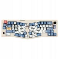 Mechaninė klaviatūra CIDOO ABM066, balta, belaidė, RGB apšvietimas, keičiami jungikliai, su ekranu