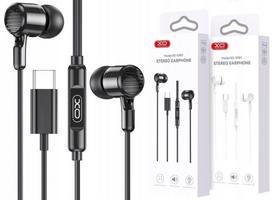 Laidinės ausinės XO EP81, USB-C, juodos