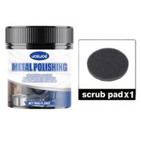 Miracle Polishing Paste | Multi-Purpose Metal Polishing Agent for Cookstoves, Range Hoods, Cookware and Sinks for Restoration gray