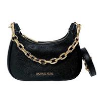 Michael Kors MK Cora 27 Užsegimas užtrauktuku Odinė Pečių Crossbody Mini Rankinė Moteriškos rankinės Juoda 35R3G4CC5L-BLACK Basic Set (Bag+Dust Bag) black