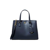 Michael Kors Mk Chantal Logotipas Lygus Oda Magnetinis Sagtis Užtrauktukas Odinė Parduotuvės Rankinė Moteriška tote Tamsiai Mėlyna 30F2G7CS2T-406 Basic Set (Bag+Dust Bag) gray