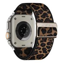 Strap for Apple Watch Band 45mm 44mm Ultra 3 49mm 46mm 42 41mm 40 38mm Wide Nylon for Iwatch 11 10 9 Se 8 7 6 54 Correa Bracelet 42mm 44mm 45mm 49mm leopardo rašto spalva