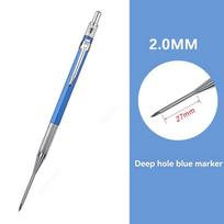 30mm Deep Hole Long Nib Mechanical Pencil Set Solid Carpenter Woodworking Tools 2.0mm 12 Colors Refill Construction Tools gray