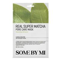 Some By Mi Real Super Matcha Pore Care Mask – poras sutraukianti veido kaukė