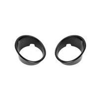 TESIN Car Front Fog Light Lamp Decoration Cover Trim Stickers For Dodge Nitro 2007 2008 2009 2010 2011 2012 Exterior Accessories juoda